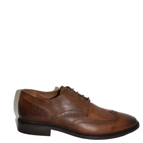 Frye Shoes New Frye Paul Wingtip Derby Cognac Brown Size D